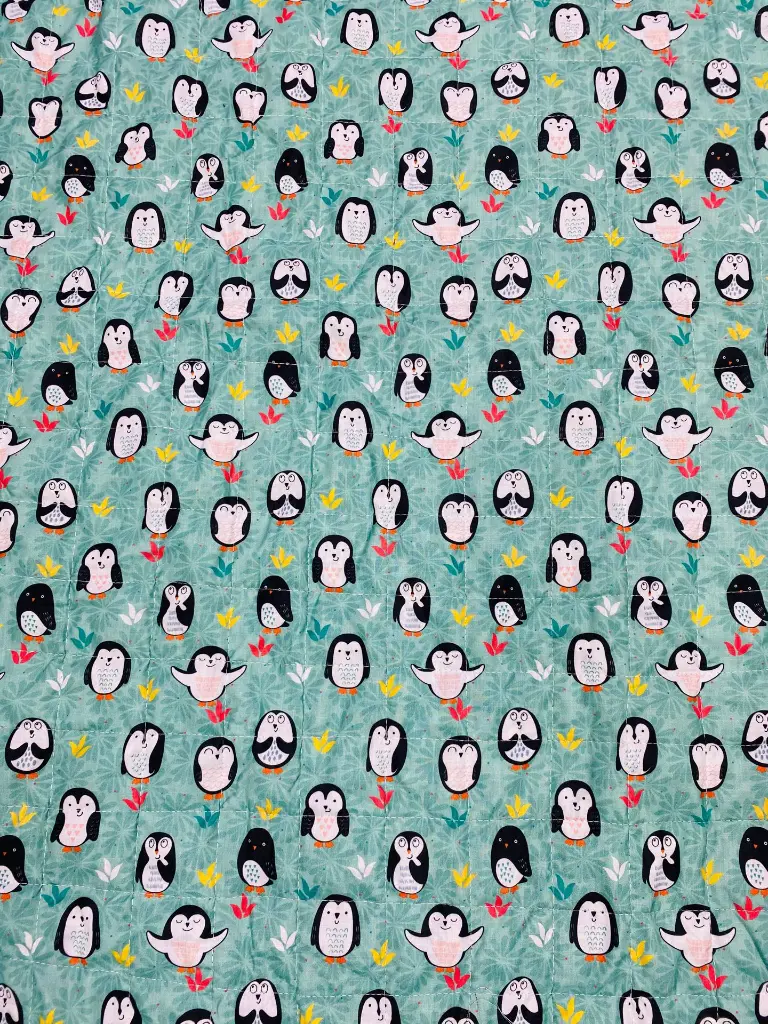 Blue Penguin Printed Cotton Quilt1.webp