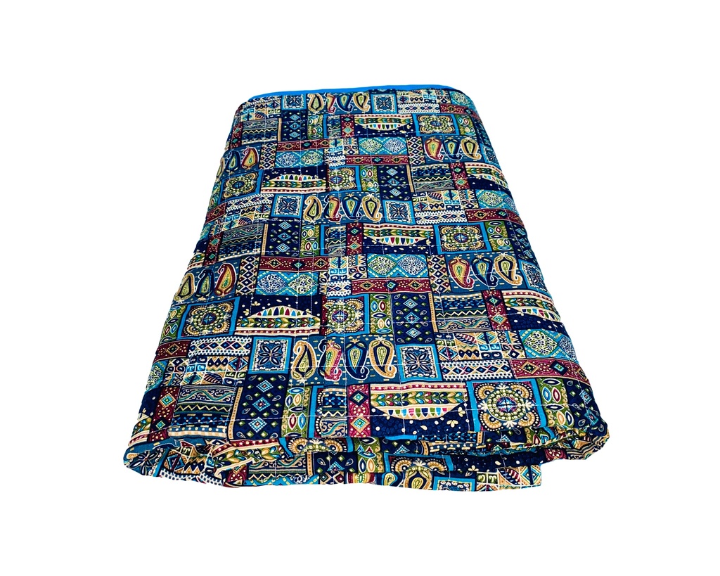 Green Warli Print Quilt