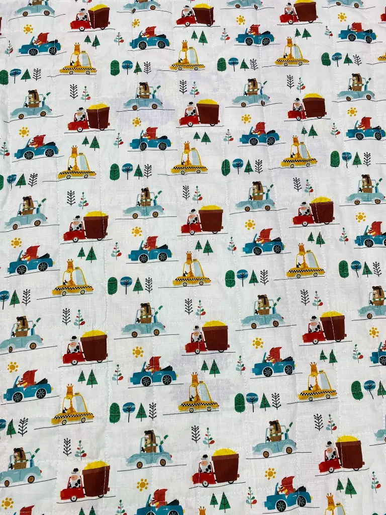 Car Printed Cotton Quilt2.webp
