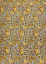 Golden Floral Printed Cotton Quilt