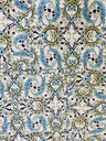 Blue Florel Fabric Foam Quilt With Cotton Cover