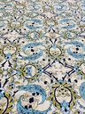 Blue Florel Fabric Foam Quilt With Cotton Cover