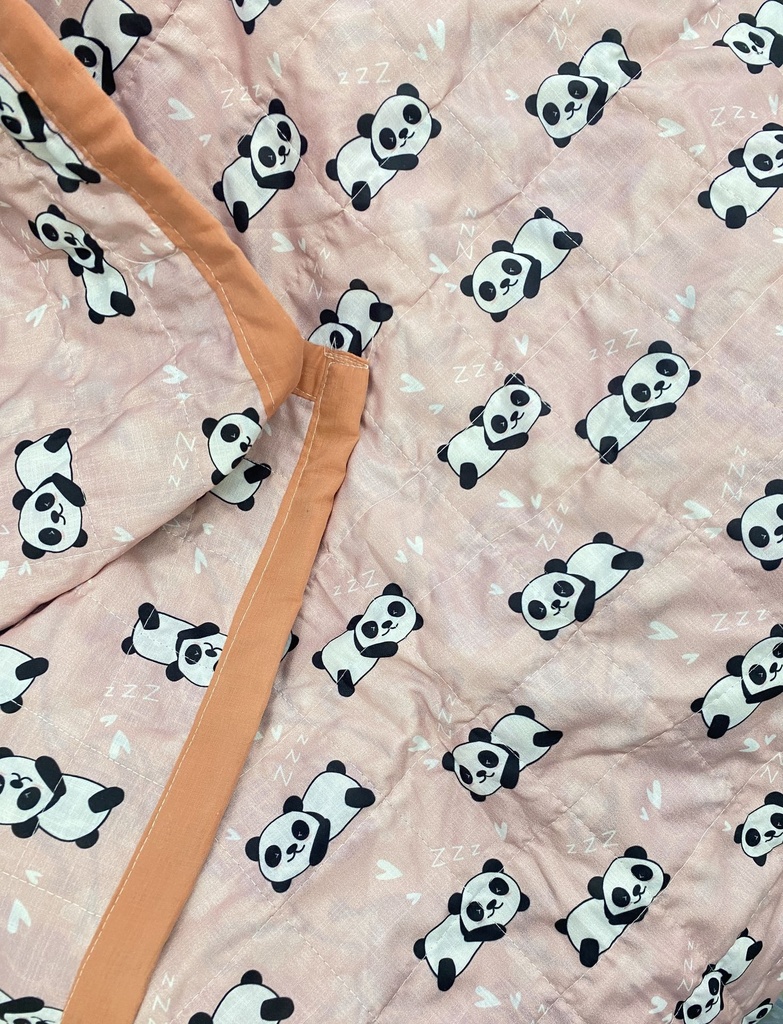Pink Panda Printed Cotton Quilt3.JPG