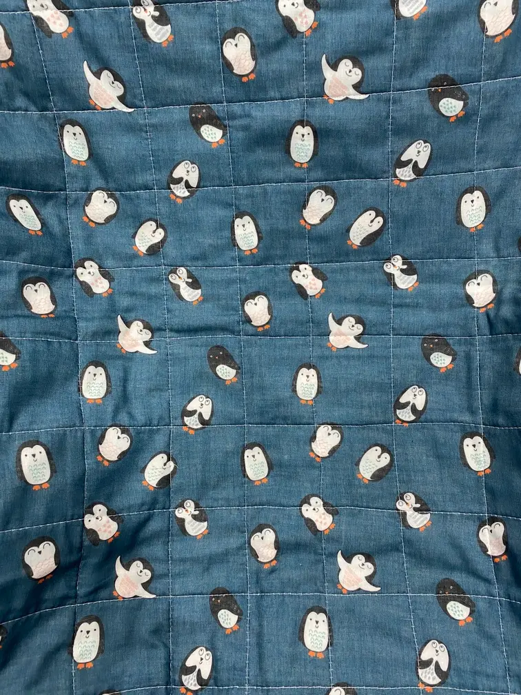 Penguin Themed Cotton Baby quilt