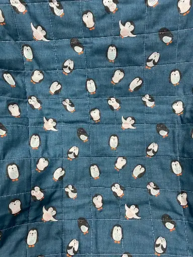 [pdr01] Penguin Themed Cotton Baby quilt